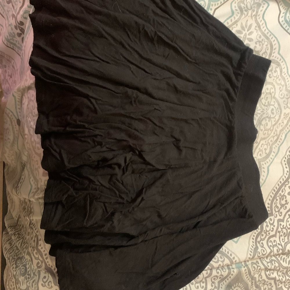 Black flowy skirt